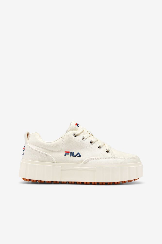 Fila Sneakers Sandblast Low Womens White - India WPH-215460